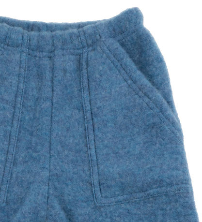Joha Trousers - Wool - Denim Blue
