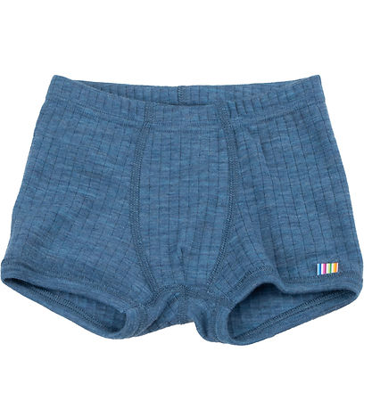 Joha Boxershorts - Wol - Denim Blauw