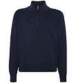 Grunt Blouse - GrLudvig - Knitted - Navy Grunt Blouse - GrLudvig - Knitted - Navy