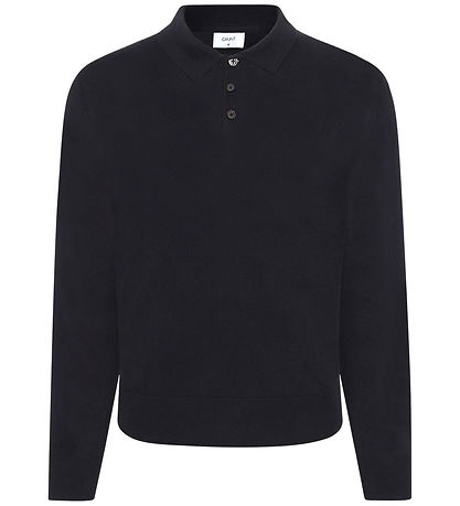 Grunt Blouse - Pumpkin - Knitted - Black