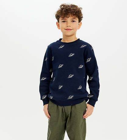 Sweat-shirt The New - TnMarty Piqué - Marine Blazer Sweat-shirt The New - TnMarty Piqué - Marine Blazer