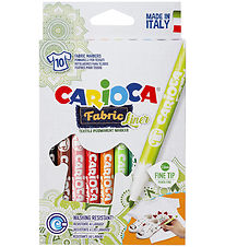 Carioca Fabric markers - 10 pcs - Multicolour Carioca Fabric markers - 10 pcs - Multicolour