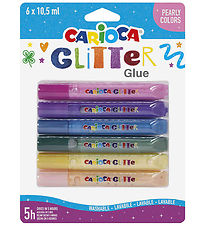 Carioca Glitterlijm - 6 stk - Multicolour Carioca Glitterlijm - 6 stk - Multicolour