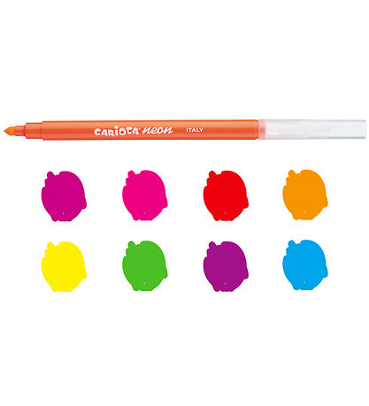 Carioca Markers - 8 pcs - Neon