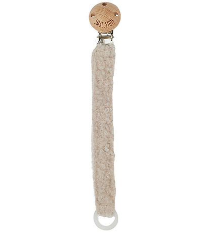 Smallstuff Pacifier Clip - Wool - Nature