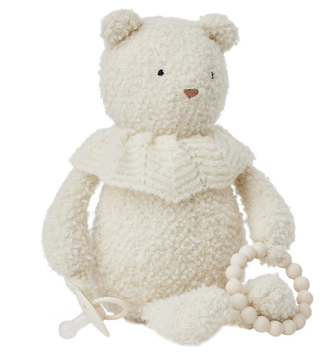 Smallstuff Aktivitet Gosedjur - Ull - 35 cm - Off White