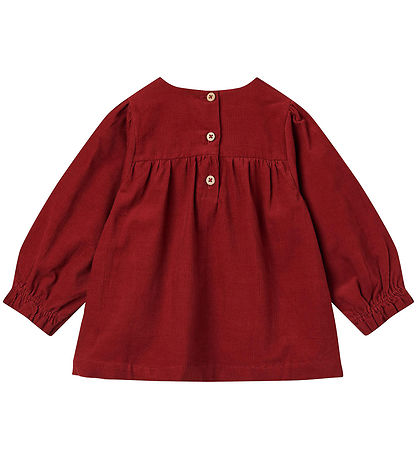 Wheat Kleid - Cord - Elvira - Cherry Red