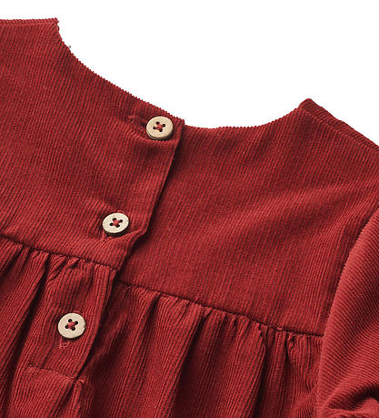 Wheat Kleid - Cord - Elvira - Cherry Red