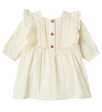 Lil' Atelier Bodysuit w. Skirt l/s - NbfRoso - Turtledove