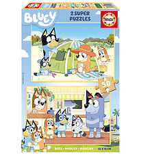Educa Jigsaw Puzzle - 2x50 Bricks - Bluey Educa Jigsaw Puzzle - 2x50 Bricks - Bluey