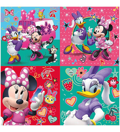 Puzzle Educa - 4 Différents - Minnie Mouse Puzzle Educa - 4 Différents - Minnie Mouse