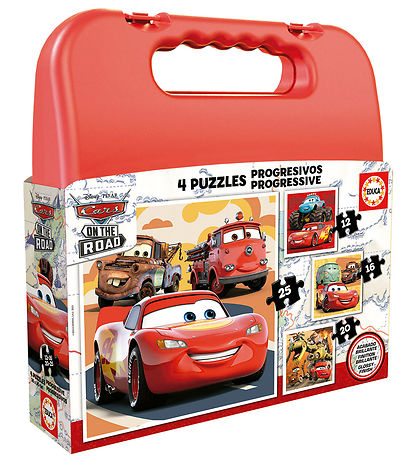Educa Púsluspil - 4 Mismunandi - Disney Cars