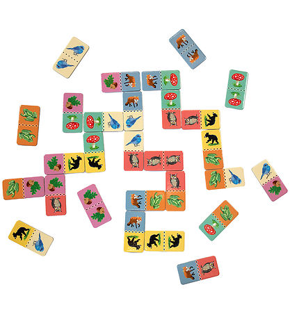 Eeboo Game - Domino - Busy Woods Eeboo Game - Domino - Busy Woods