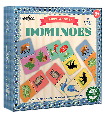 Eeboo Game - Domino - Busy Woods Eeboo Game - Domino - Busy Woods