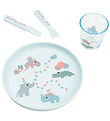 Set de Vaisselle Done by Deer - 4 Parties - Celebration Blue Set de Vaisselle Done by Deer - 4 Parties - Celebration Blue
