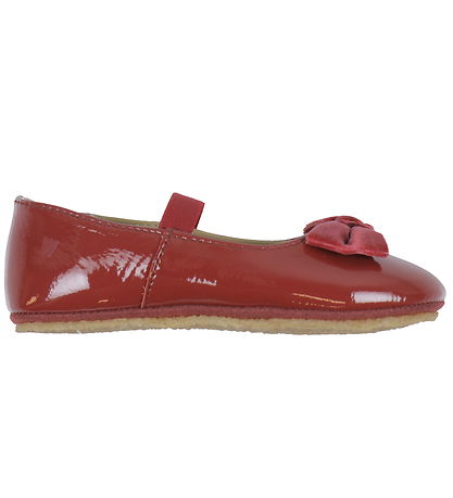 Wheat Ballerina Shoes - Rose - Cherry Red