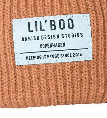 Lil'Boo Copenhagen Lue - Strikk - Koselig Beanie - Aprikos