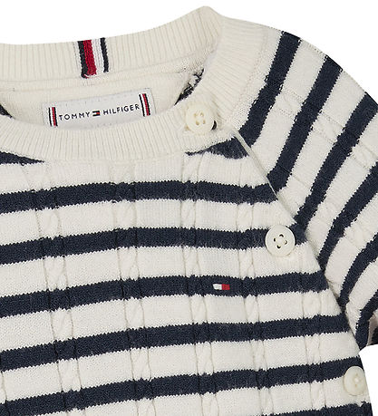 Tommy Hilfiger Geschenkbox - Strampler - Strick - Dark Nacht Nav