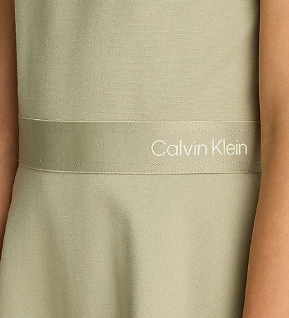 Calvin Klein Dress - Logo Tape - Misty Vale Calvin Klein Dress - Logo Tape - Misty Vale