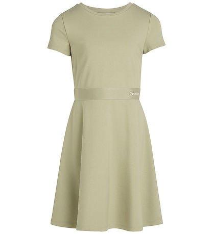 Calvin Klein Dress - Logo Tape - Misty Vale Calvin Klein Dress - Logo Tape - Misty Vale