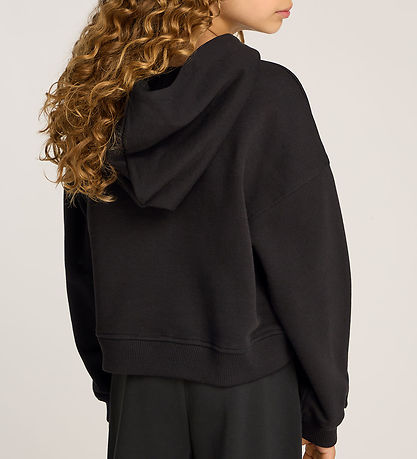 Calvin Klein Hoodie - Logo Boxy Fit - Black