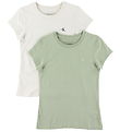 Calvin Klein T-Shirt - 2-pack - Slank monogram - Tortelduif/Mist Calvin Klein T-Shirt - 2-pack - Slank monogram - Tortelduif/Mist