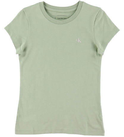 Calvin Klein T-shirt - 2-Pack - Slim Monogram - Turtledove/Misty