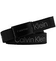 Calvin Klein Belt - Logo Canvas - Ck Black