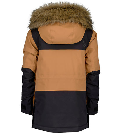 Didriksons Winter Coat - Magnetite - Almond Brown