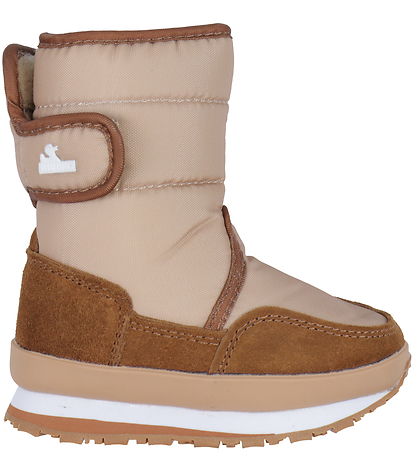 Rubber Duck Winter Boots - Snow Jogger - Beige/Cognac Rubber Duck Winter Boots - Snow Jogger - Beige/Cognac