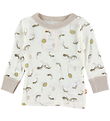 Katvig Blouse - Wool - Off White w. Ants