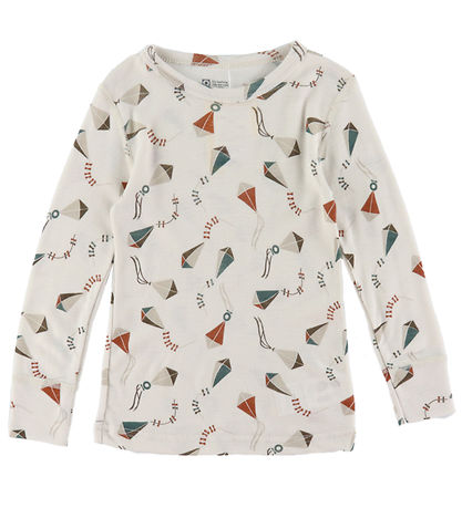 Katvig Blússa - Ull - Off White M. Drekar