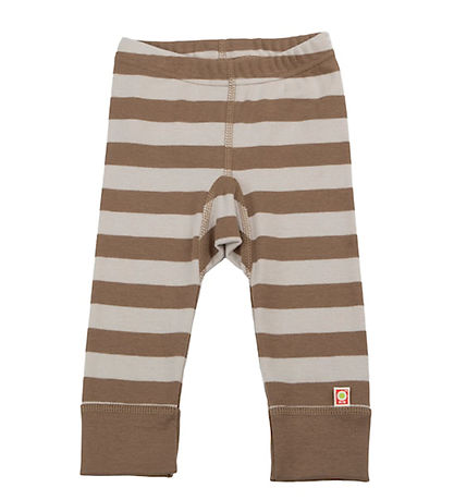 Katvig Leggings - Brown/Beige Striped