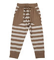 Katvig Trousers - Brown/Beige Striped Katvig Trousers - Brown/Beige Striped