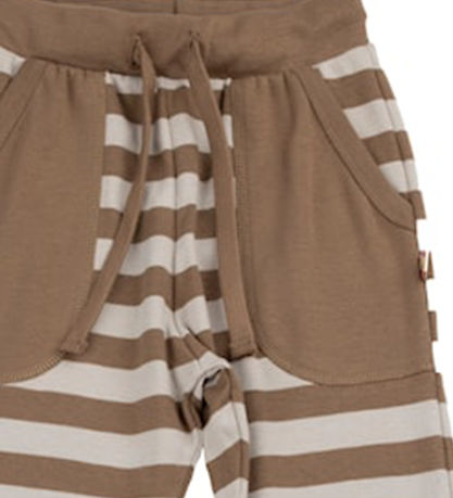 Katvig Housut - Ruskea/Beige Raidallinen Katvig Housut - Ruskea/Beige Raidallinen