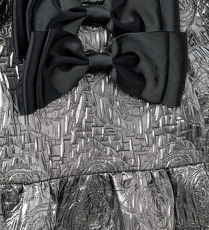 Sofie Schnoor Dress - Silver/Bows