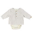Lil Atelier 보디수트 긴팔 - NbmDamieno - Turtledove Lil Atelier 보디수트 긴팔 - NbmDamieno - Turtledove