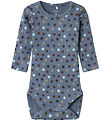 Name It Bodysuit L/æ - Rib - NbmRicco - Flint Stone w. Stars