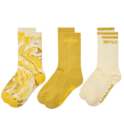 Impala Socks - Rib - 3-Pack - Marawa Gold