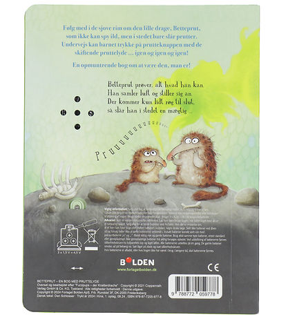 Forlaget Bolden Book w. Sound - Betteprut - A Book with Farting 