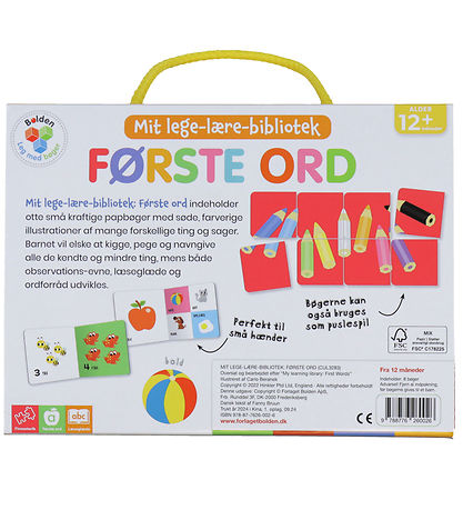 Forlaget Bolden Books - My Play-Learn Library - First Words