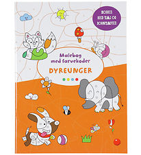 Forlaget Bolden Colouring Book w. Color codes - Animal Babies Forlaget Bolden Colouring Book w. Color codes - Animal Babies