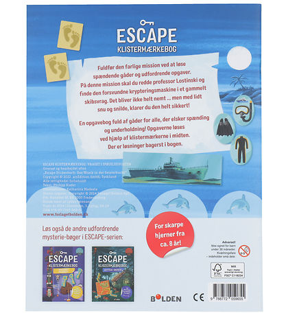 Forlaget Bolden Escape Stickerbuch - Das Wrack I Geisterbuchten