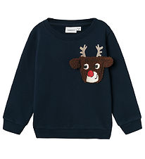 Sweat-shirt Name It - NmmRsanta - Dark Sapphire Sweat-shirt Name It - NmmRsanta - Dark Sapphire