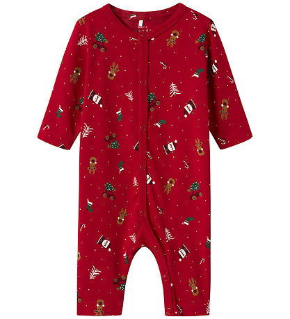 Name It Nightsuit - NbnVismas - Jester Red/Christmas