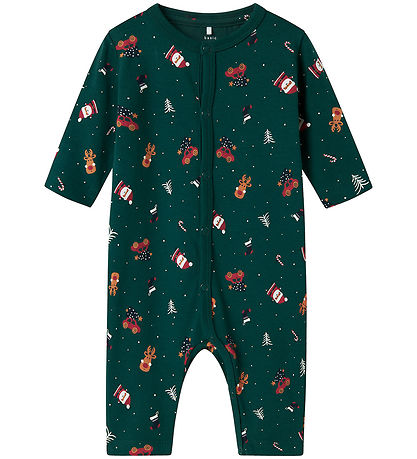 Name It Nightsuit - NbnVismas - Botancial Garde/Christmas