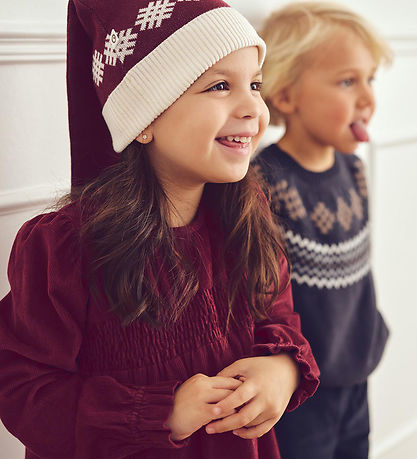 Müsli Christmas Hat - Knitted - Cabernet