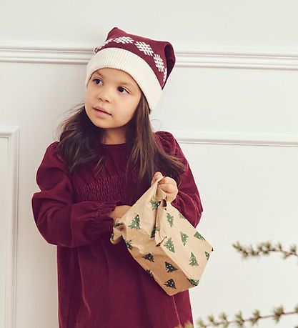 Müsli Christmas Hat - Knitted - Cabernet