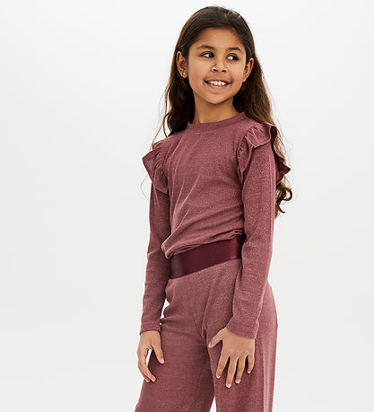 The New Blouse - Rib - TnFarah - Crushed Berry
