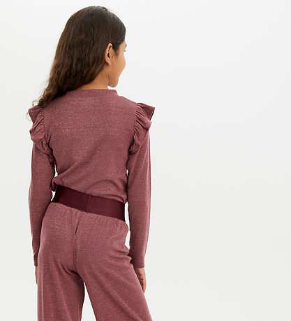 The New Blouse - Rib - TnFarah - Crushed Berry